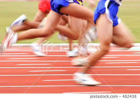 快速的土地短跑運動員 482438