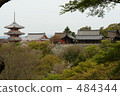 kiyomizudera temple, kiyomizudera, whole 484344