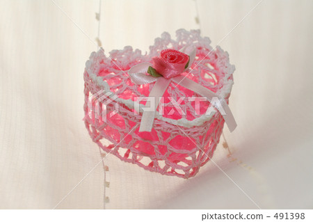 Pink White Heart Net 2 491398