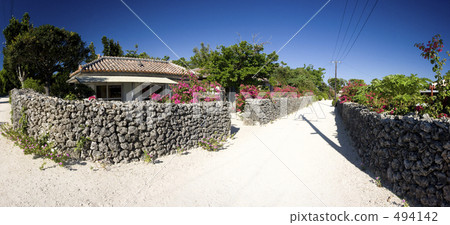 竹富的街道 494142