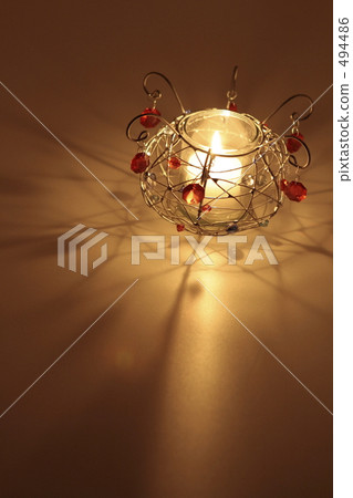 Bead wire candle stand Bead wire candle stand 494486