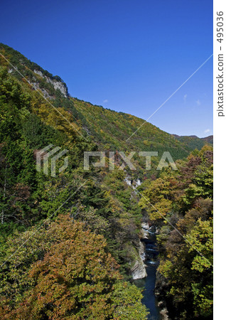 Autumn leaves in the Katashina Valley Autumn leaves in the Katashina Valley 495036