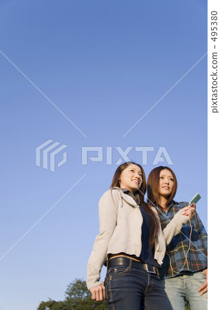 Young female, hear, listen 495380