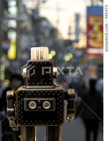 白鐵皮 機器人 數碼成像圖片 495473