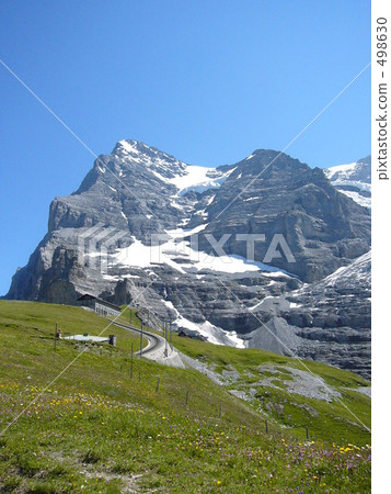 rocky mountain, mountain, lingering snow 498630