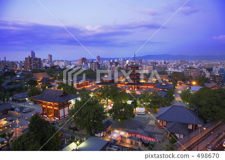 Shitennoji夜景 498670