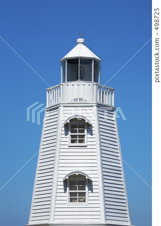 Old Sakai wooden lighthouse 498725