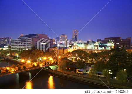 Night view of Osaka Nakanoshima 498861