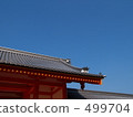 Vermillion of Heian Jingu Shrine, sky blue Vermillion of Heian Jingu Shrine, sky blue 499704