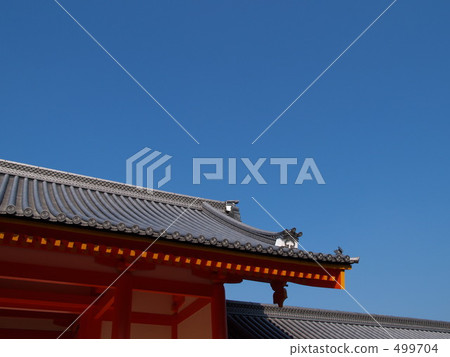 平安神宮的銀硃,天藍色 平安神宮的銀硃,天藍色 499704