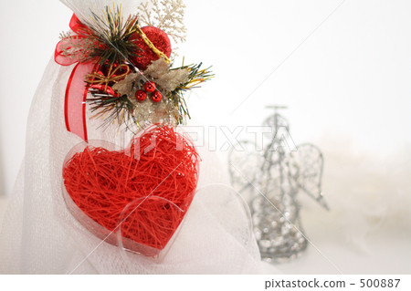 Curtain Ribbon Lace Red Heart BOX Curtain Ribbon Lace Red Heart BOX 500887