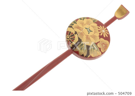 髮夾漆成紅色 504709