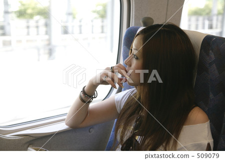 long hair, Young female, long-haired 509079