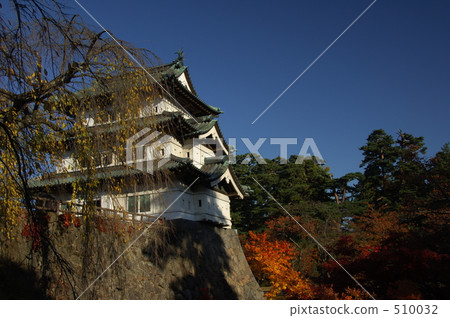Hirosaki castle in autumn 510032