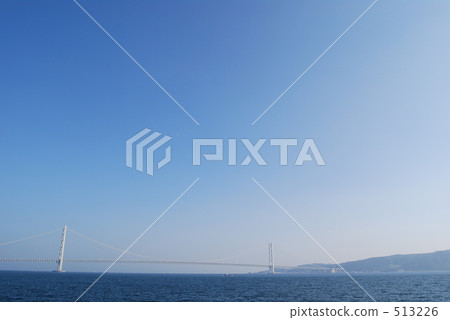 懸索橋 吊橋 海峽 513226