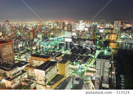 Night view from Shiodome Night view from Shiodome 513524