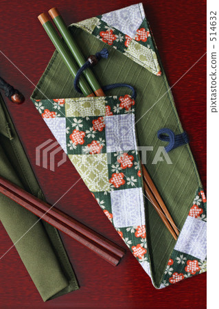 My chopsticks Japanese style bag type Type Kamaru two sets of meals 514632