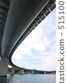 railway bridge, blue water, marine 515100