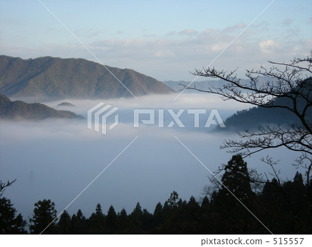 普賢雕像 雲海 如畫般的景色 515557
