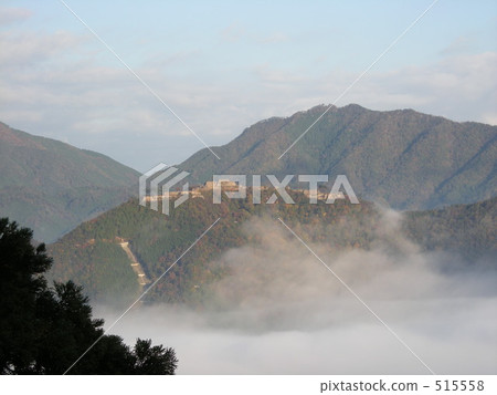 雲海 普賢雕像 寒冬 515558