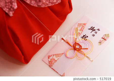 Japanese gift celebration bag and wrapping cloth wedding gift 517019