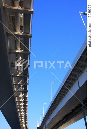 Blue sky and capital highway 519095