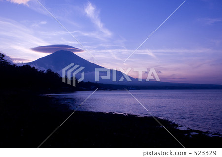 Evening view from Nagisa of Yamanakako evening glow 523329