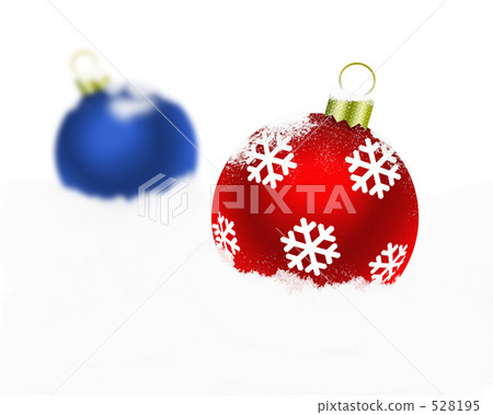 在雪的聖誕節球 528195