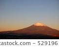 Mount Fuji in the morning sun 529196