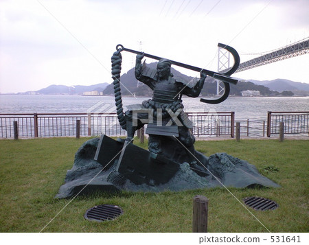 bronze statue, genpei war, dannoura 531641