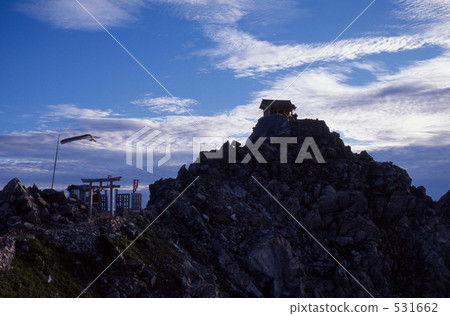 Tateyama mountain peak 531662