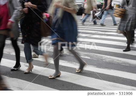 hustle and bustle, crossing, crosswalk 531906