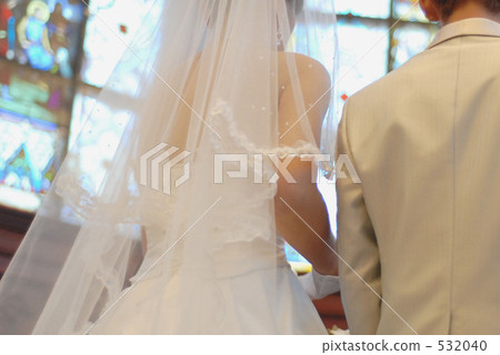 新郎新娘 新娘 面紗 532040