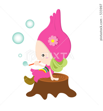 Soap bubbles and girls 533997