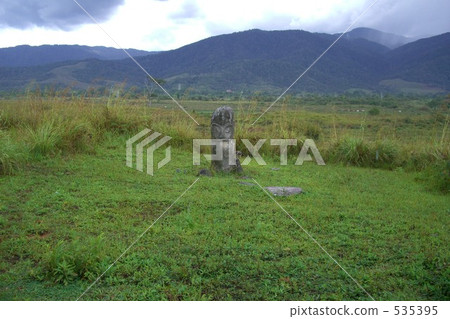 Stone statue on Sulawesi island 535395