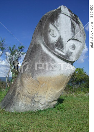 Original pattern palind of Moai statue 535400