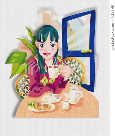 女性的生活方式(咖啡館) 女性的生活方式(咖啡館) 535540