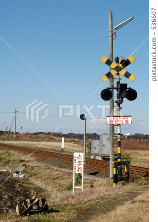 railway crossing, level crossing, a level crossing 536607