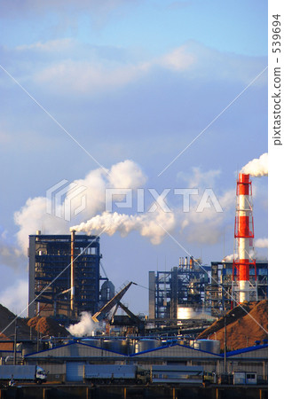 Paper pulp factory 539694