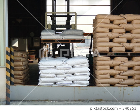 Scene of warehouse Scene of warehouse 540253