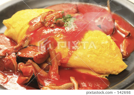 Omelette rice  542698