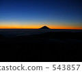 富士山 日出 如畫般的景色 543857