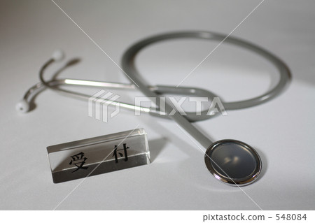 Medical window and stethoscope Medical window and stethoscope 548084