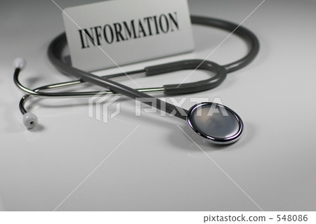 Medical window and stethoscope Medical window and stethoscope 548086