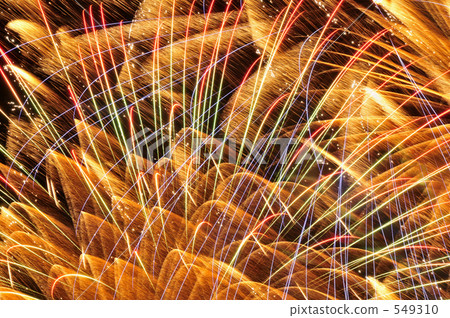 Light traces of fireworks Light traces of fireworks 549310