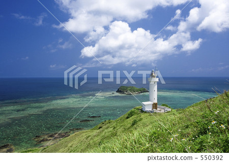 Ishigaki-jima northernmost tip Hirakubasaki lighthouse 550392