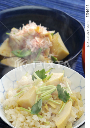 Boiled bamboo rice and bamboo shoots with Tosa Boiled bamboo rice and bamboo shoots with Tosa 554643