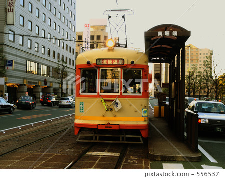 伊予鐵道 有軌電車 電車軌道 556537