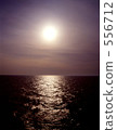surface of the sea, sunset, setting sun 556712