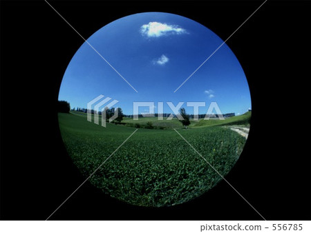 hill, cloudy sky, altocumulus cloud 556785